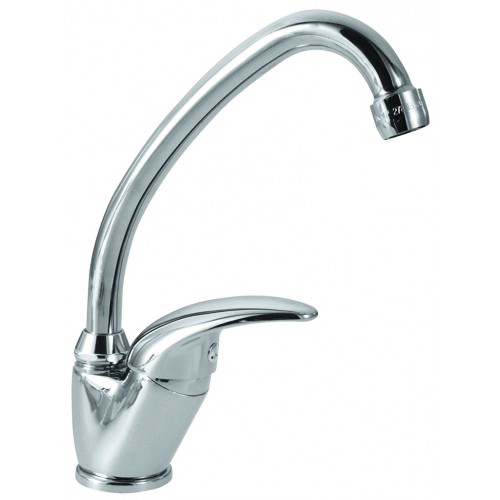 NOVASERVIS METALIA stojánková dřezová baterie satin-chrom-plná 55013,9